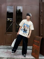 Áo thun FIDE LABUBU phông unisex form rộng local brand nam nữ cổ tròn oversize - AT97