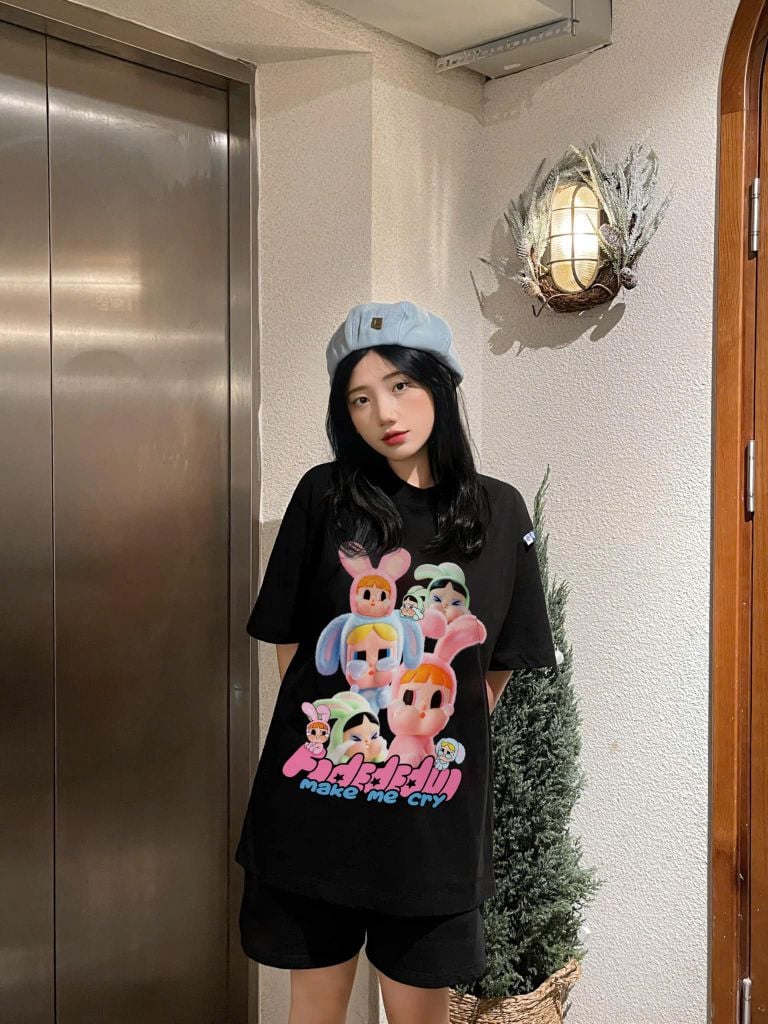 Áo thun FIDE Baby Cry phông unisex form rộng local brand nam nữ cổ tròn oversize - AT103