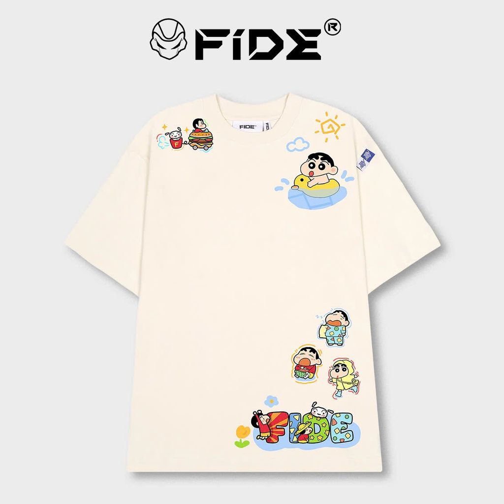 Áo thun FIDE SHIN Bút Chì phông unisex form rộng local brand nam nữ cổ tròn oversize - AT104