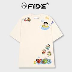 Áo thun FIDE SHIN Bút Chì phông unisex form rộng local brand nam nữ cổ tròn oversize - AT104