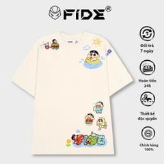 Áo thun FIDE SHIN Bút Chì phông unisex form rộng local brand nam nữ cổ tròn oversize - AT104