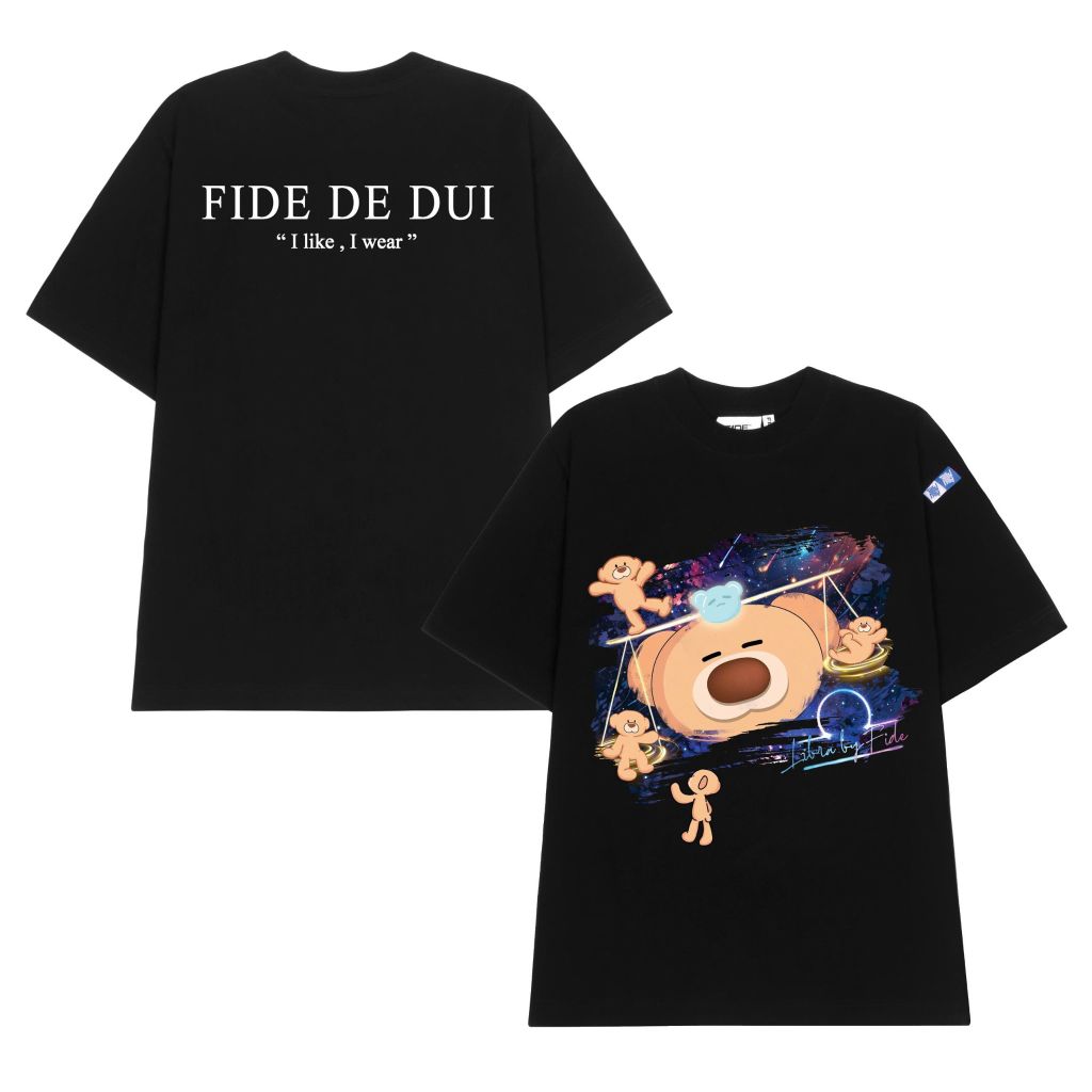 Áo thun FIDE Cung Hoàng Đạo phông unisex local brand nam nữ cổ tròn oversize - AT105 (Thiên Bình)