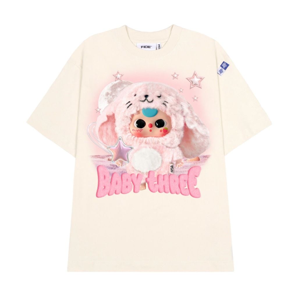 Áo thun FIDE Baby Three phông unisex form rộng local brand nam nữ cổ tròn oversize - AT106