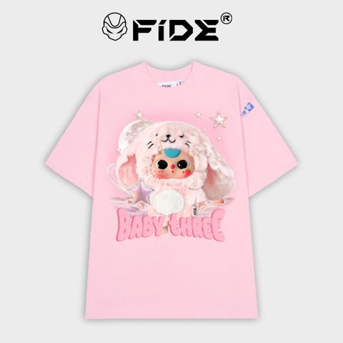 Áo thun FIDE Baby Three phông unisex form rộng local brand nam nữ cổ tròn oversize - AT106