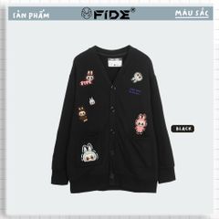Áo Cardigan FIDE áo khoác nỉ chân cua - CAR10