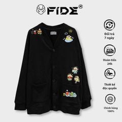 Áo Cardigan FIDE áo khoác nỉ chân cua - CAR09