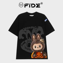 Áo thun FIDE Labubu phông unisex local brand nam nữ cổ tròn oversize - AT107