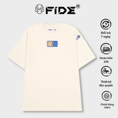 Áo thun FIDE TEDDY phông unisex form rộng local brand nam nữ cổ tròn oversize - AT110