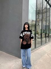 Áo thun FIDE TEDDY phông unisex form rộng local brand nam nữ cổ tròn oversize - AT109