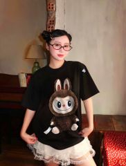 Áo thun FIDE LABUBU phông unisex form rộng local brand nam nữ cổ tròn oversize - AT111