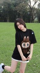 Áo thun FIDE LABUBU phông unisex form rộng local brand nam nữ cổ tròn oversize - AT111