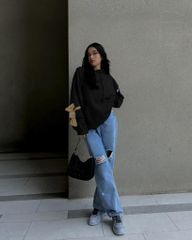 Áo hoodie FIDE TEDDY đính gấu phông trơn nam nữ HOODIE - HD09 (Tặng kèm gấu)