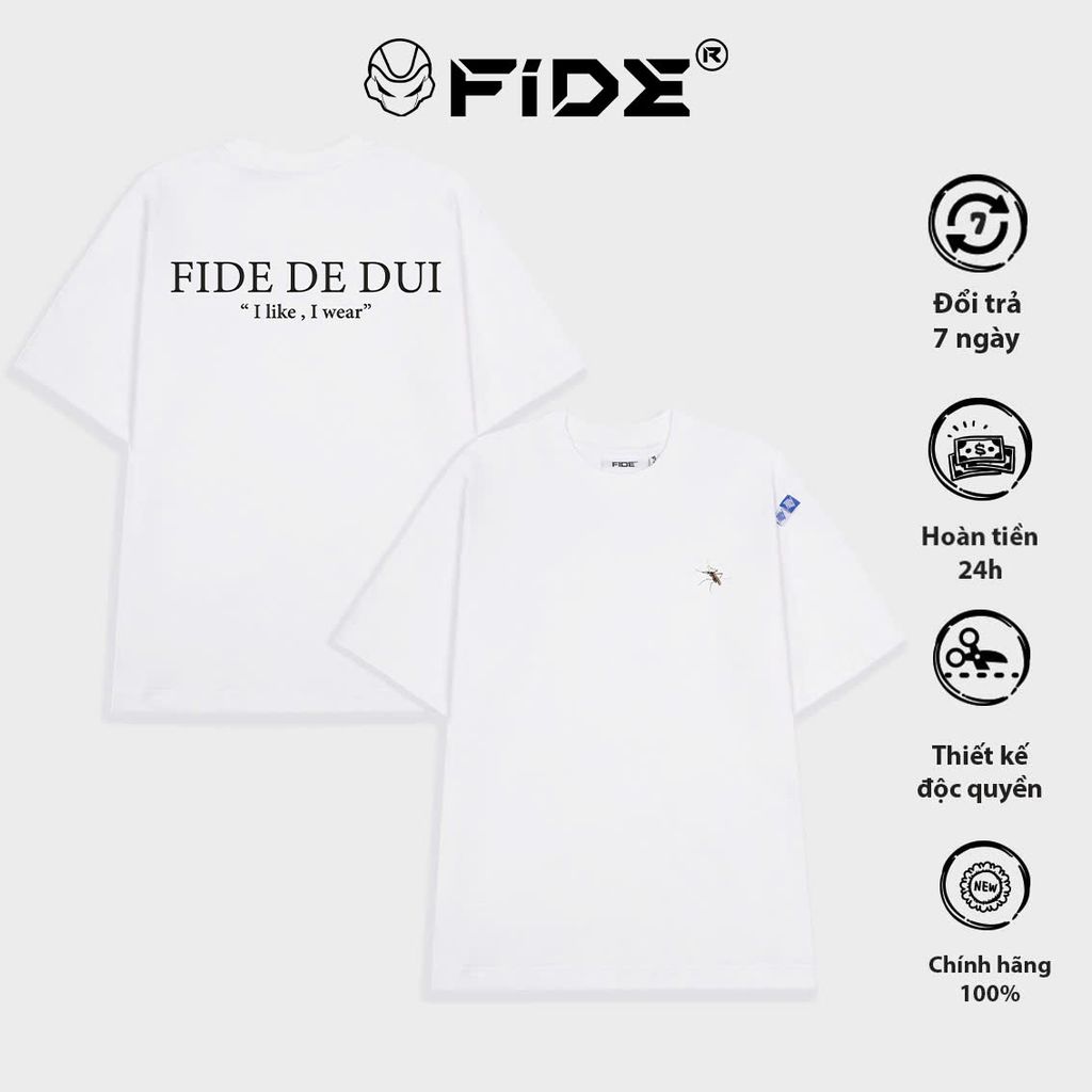 Áo thun FIDE Con Muỗi hottrend phông unisex form rộng local brand nam nữ cổ tròn oversize - AT113