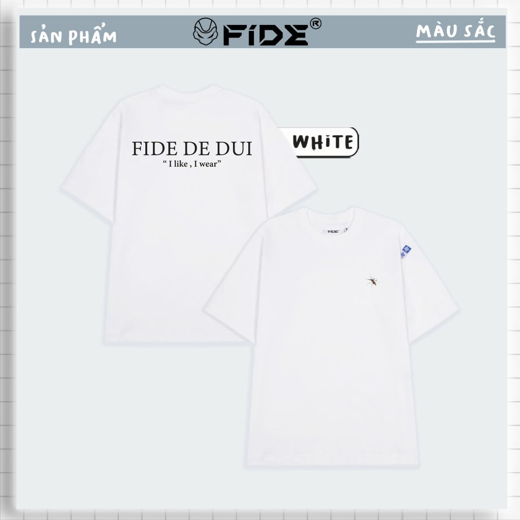 Áo thun FIDE Con Muỗi hottrend phông unisex form rộng local brand nam nữ cổ tròn oversize - AT113