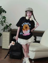 Áo thun FIDE Capybara phông unisex form rộng local brand nam nữ cổ tròn oversize - AT114