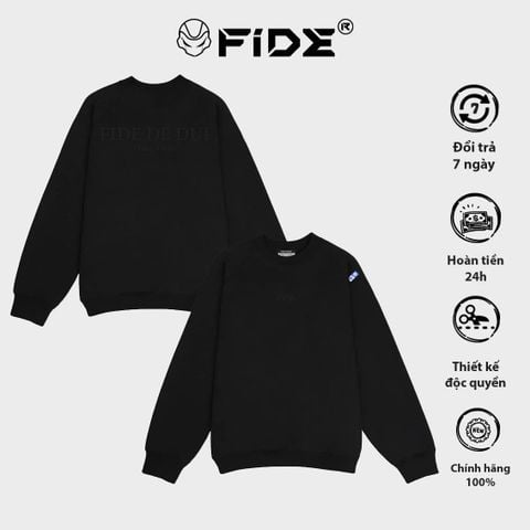 Áo Sweater FIDE unisex nam nữ Sweater Cotton oversize form rộng -SWT11