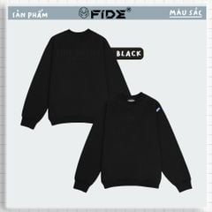 Áo Sweater FIDE unisex nam nữ Sweater Cotton oversize form rộng -SWT11
