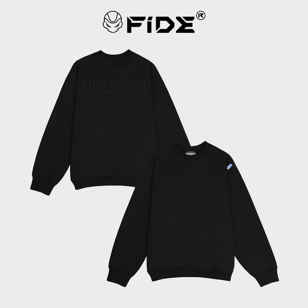Áo Sweater FIDE unisex nam nữ Sweater Cotton oversize form rộng -SWT11