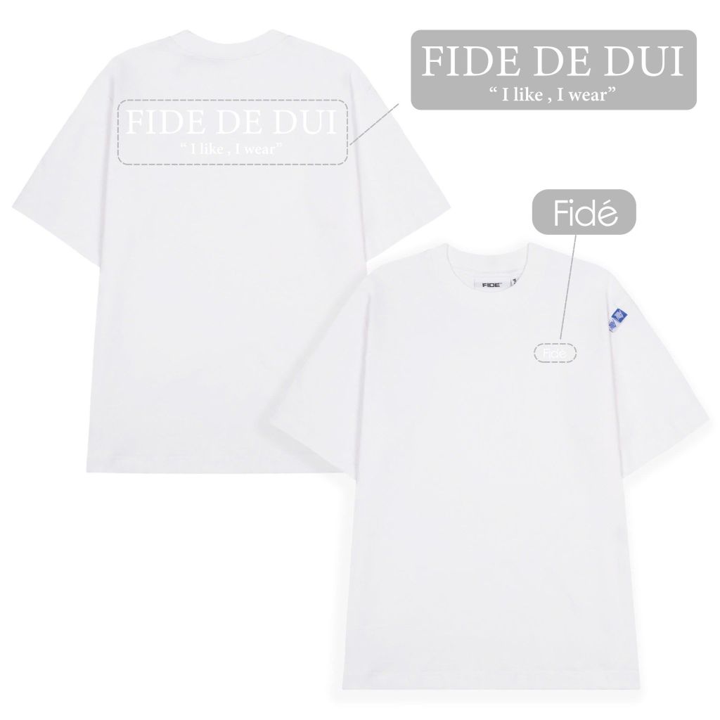 Áo thun FIDE phông unisex form rộng local brand nam nữ cổ tròn oversize - AT115