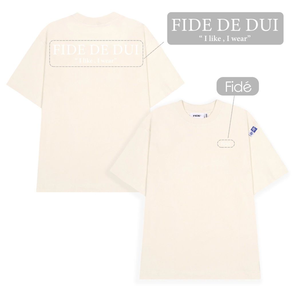 Áo thun FIDE phông unisex form rộng local brand nam nữ cổ tròn oversize - AT115
