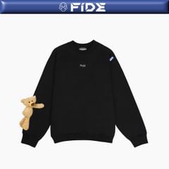 Áo Sweater FIDE TEDDY unisex nam nữ Cotton oversize form rộng -SWT13 (Tặng gấu)