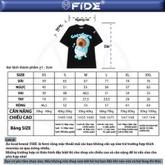 Áo thun FIDE CAPYBARA unisex form rộng cổ tròn CAPYBARA - AT117 Cotton