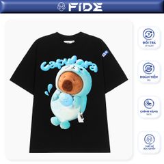 Áo thun FIDE CAPYBARA unisex form rộng cổ tròn CAPYBARA - AT117 Cotton