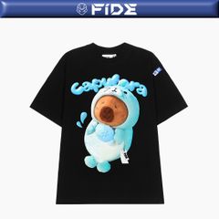 Áo thun FIDE CAPYBARA unisex form rộng cổ tròn CAPYBARA - AT117 Cotton