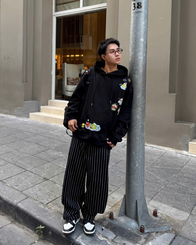 Áo hoodie FIDE Shin Bút chì phông trơn nam nữ HOODIE - HD07