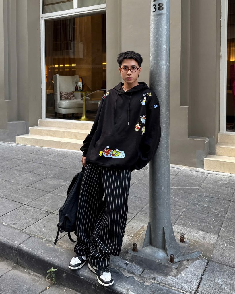 Áo hoodie FIDE Shin Bút chì phông trơn nam nữ HOODIE - HD07