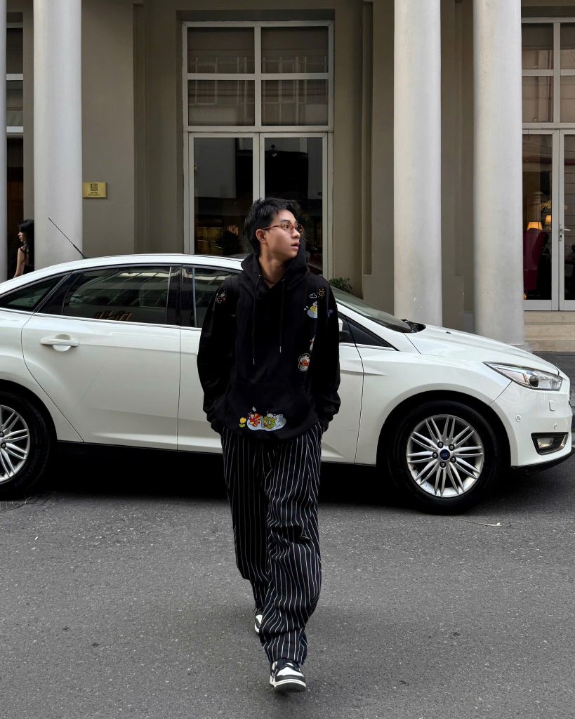 Áo hoodie FIDE Shin Bút chì phông trơn nam nữ HOODIE - HD07