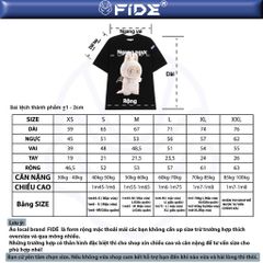 Áo thun FIDE LABUBU phông unisex form rộng local brand nam nữ cổ tròn oversize - AT118