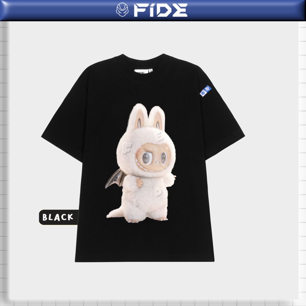 Áo thun FIDE LABUBU phông unisex form rộng local brand nam nữ cổ tròn oversize - AT118