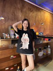 Áo thun FIDE LABUBU phông unisex form rộng local brand nam nữ cổ tròn oversize - AT118