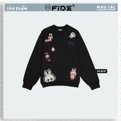 Áo Sweater FIDE Shin Bút Chì unisex nam nữ Sweater Cotton oversize form rộng -SW10