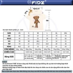 Áo thun FIDE TEEDY phông cotton unisex nam nữ form rộng cổ tròn áo đính gấu - AT119 (TẶNG GẤU)