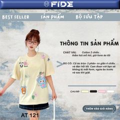 Áo thun FIDE Baby Three phông unisex form rộng local brand nam nữ cổ tròn oversize - AT121