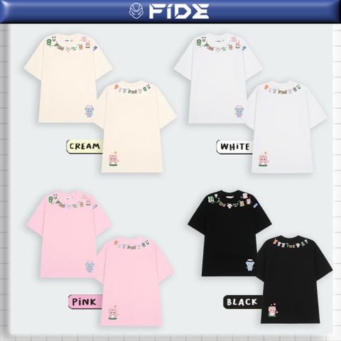 Áo thun FIDE Baby Three phông unisex form rộng local brand nam nữ cổ tròn oversize - AT122