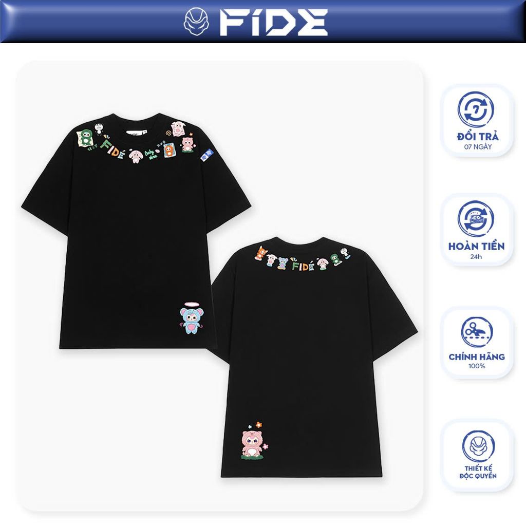 Áo thun FIDE Baby Three phông unisex form rộng local brand nam nữ cổ tròn oversize - AT122