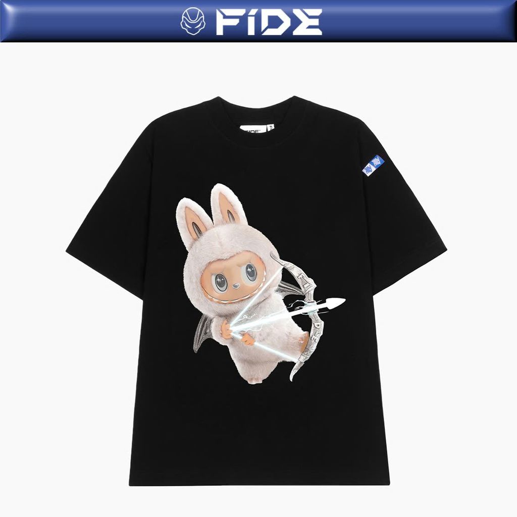 Áo thun FIDE LABUBU phông unisex form rộng local brand nam nữ cổ tròn oversize - AT120