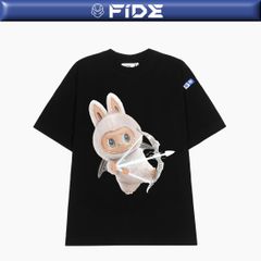 Áo thun FIDE LABUBU phông unisex form rộng local brand nam nữ cổ tròn oversize - AT120