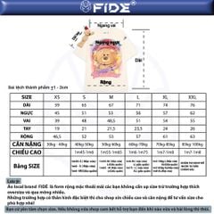Áo thun JoyBear FIDE TEEDY phông cotton unisex nam nữ Form rộng cổ tròn áo đính gấu - AT123 (TẶNG KÈM GẤU)