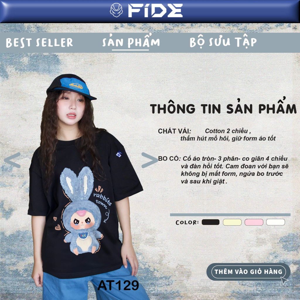 Áo thun FIDE Baby Three phông unisex form rộng local brand nam nữ cổ tròn oversize - AT129