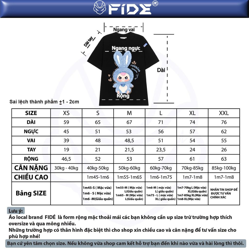 Áo thun FIDE Baby Three phông unisex form rộng local brand nam nữ cổ tròn oversize - AT129
