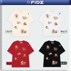 Áo thun FIDE CAPYBARA TẾT phông unisex form rộng local brand nam nữ cổ tròn oversize - AT133