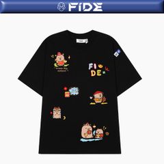 Áo thun FIDE CAPYBARA TẾT phông unisex form rộng local brand nam nữ cổ tròn oversize - AT133