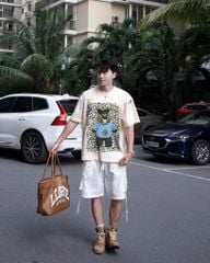Áo thun FIDE MONAMHEE phông unisex form rộng local brand nam nữ cổ tròn oversize - AT137