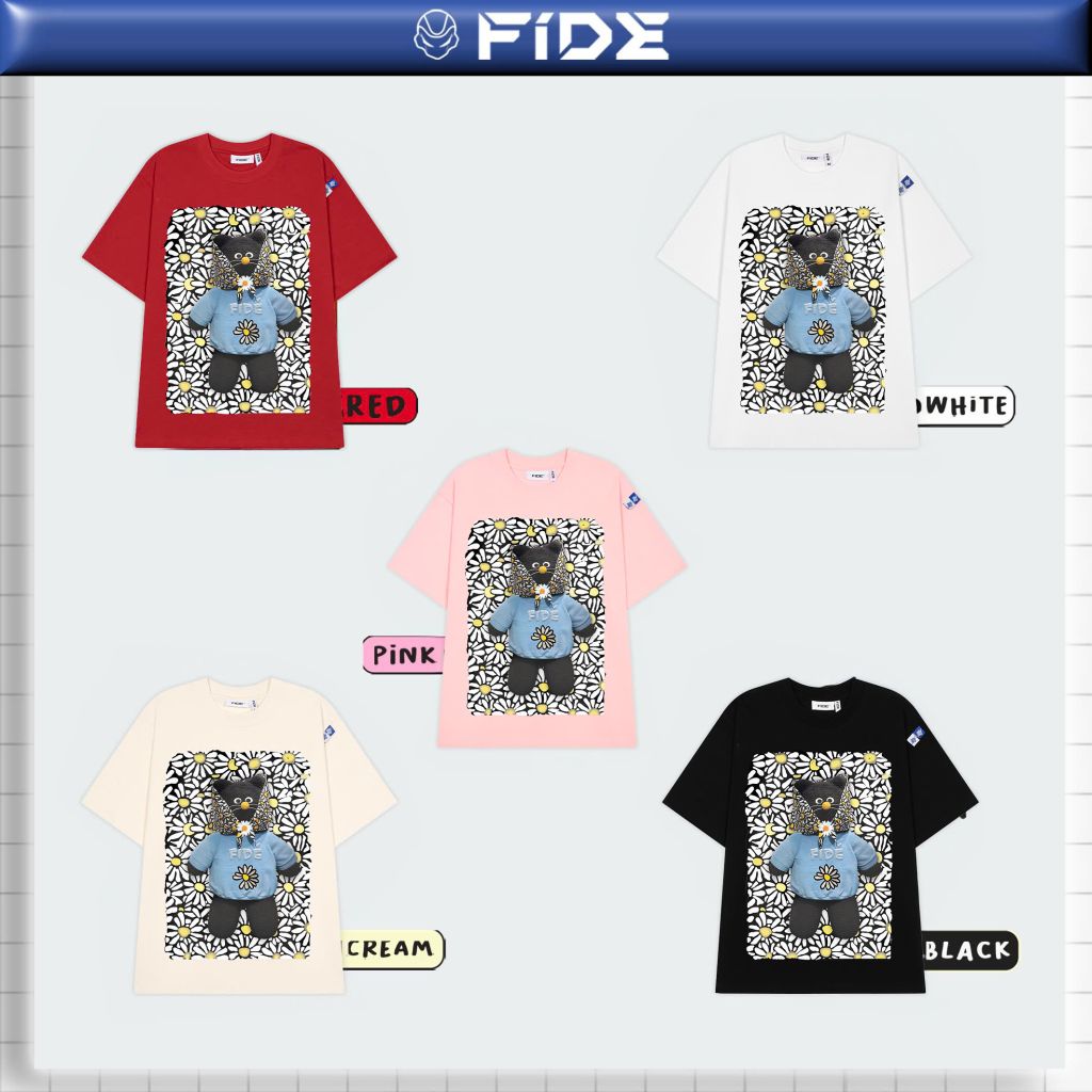 Áo thun FIDE MONAMHEE phông unisex form rộng local brand nam nữ cổ tròn oversize - AT137