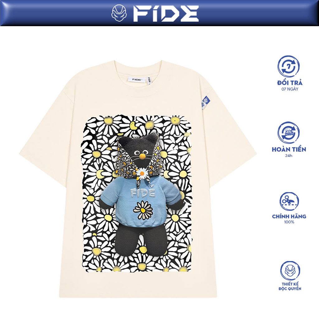 Áo thun FIDE MONAMHEE phông unisex form rộng local brand nam nữ cổ tròn oversize - AT137