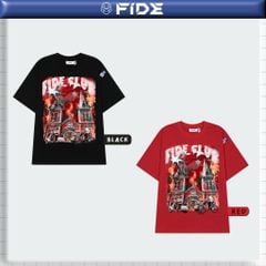 Áo thun Địa danh FIDE Sài Gòn phông cotton unisex nam nữ Form rộng cổ tròn - AT139